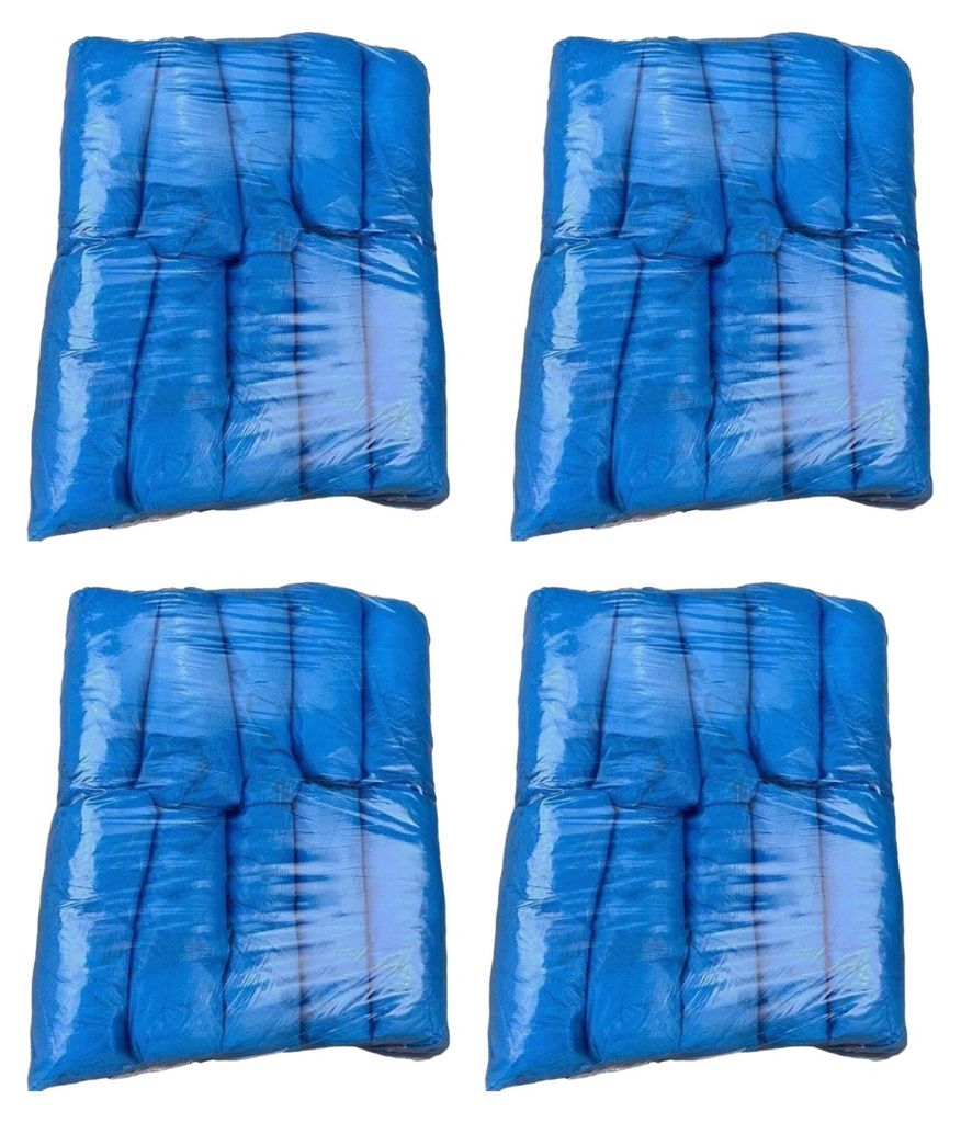 100/200/300/400/500 Stück Einweg-Überschuhe, rutschfest, dick, wasserdicht, elastisch, für Damen und Herren, zum Schutz von Böden in Innenräum...