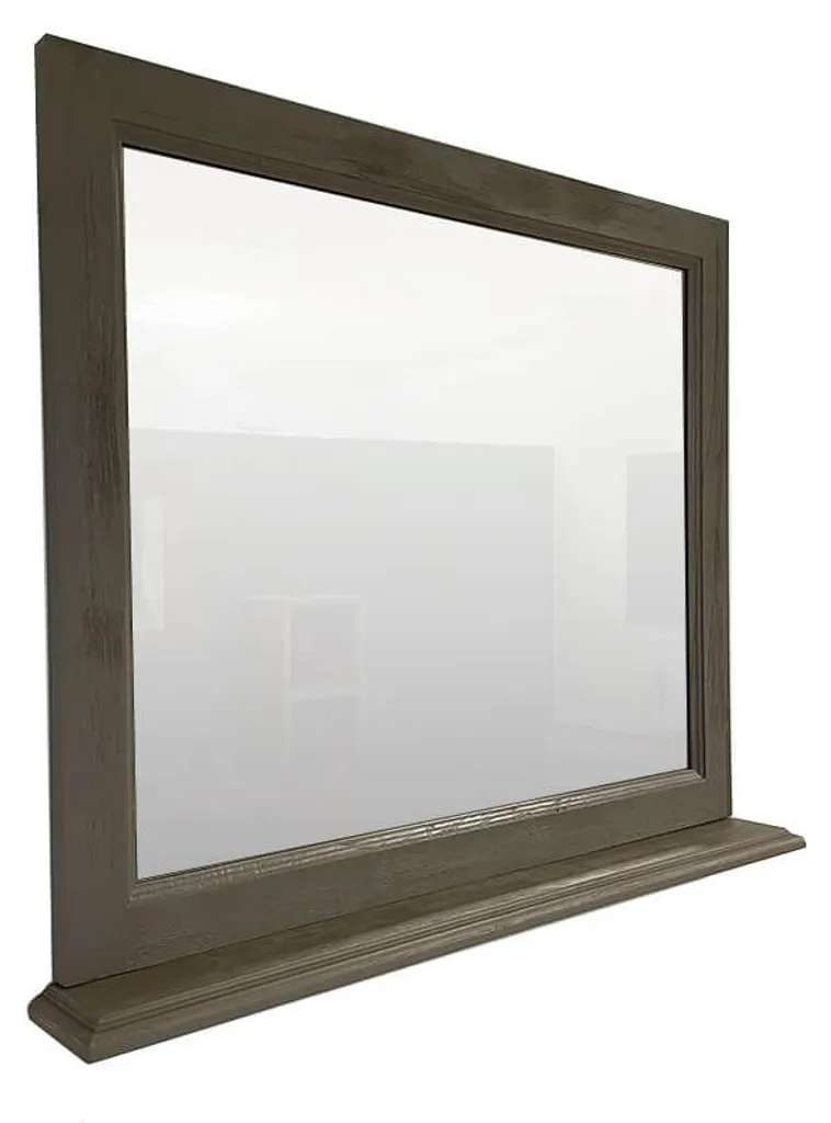 Miroir Mural Boho Gris 84cm - Décoration Murale Ronde Style Scandinave