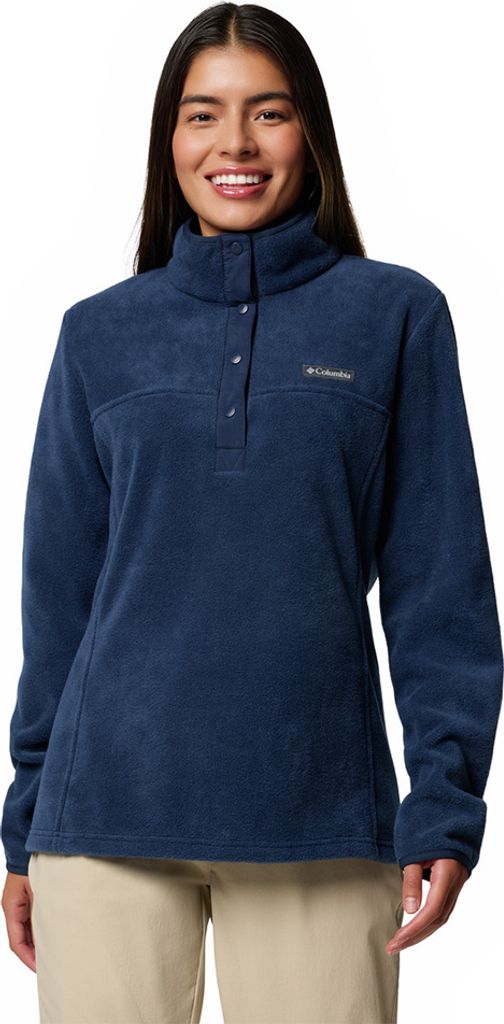 Columbia Benton Springs Ii Snap Fleece Mit Halbem Reißverschluss Blau S Frau Blau S