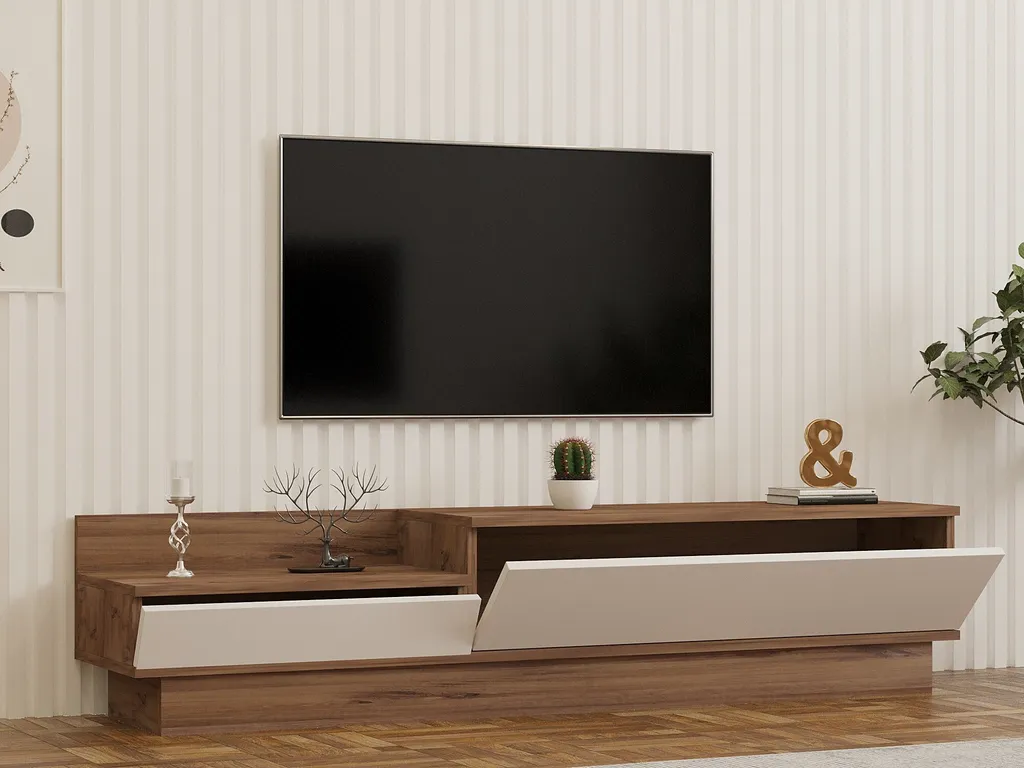 Skye Decor Barko: Il Mobile TV in Pino Atlantico per Case Instagrammabili