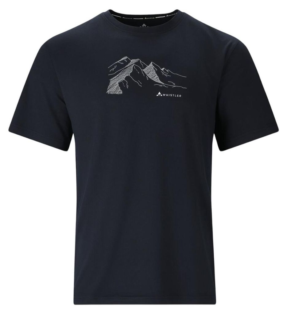 WHISTLER Tulon Herren Outdoor T-Shirt mit Print Aufdruck blau M