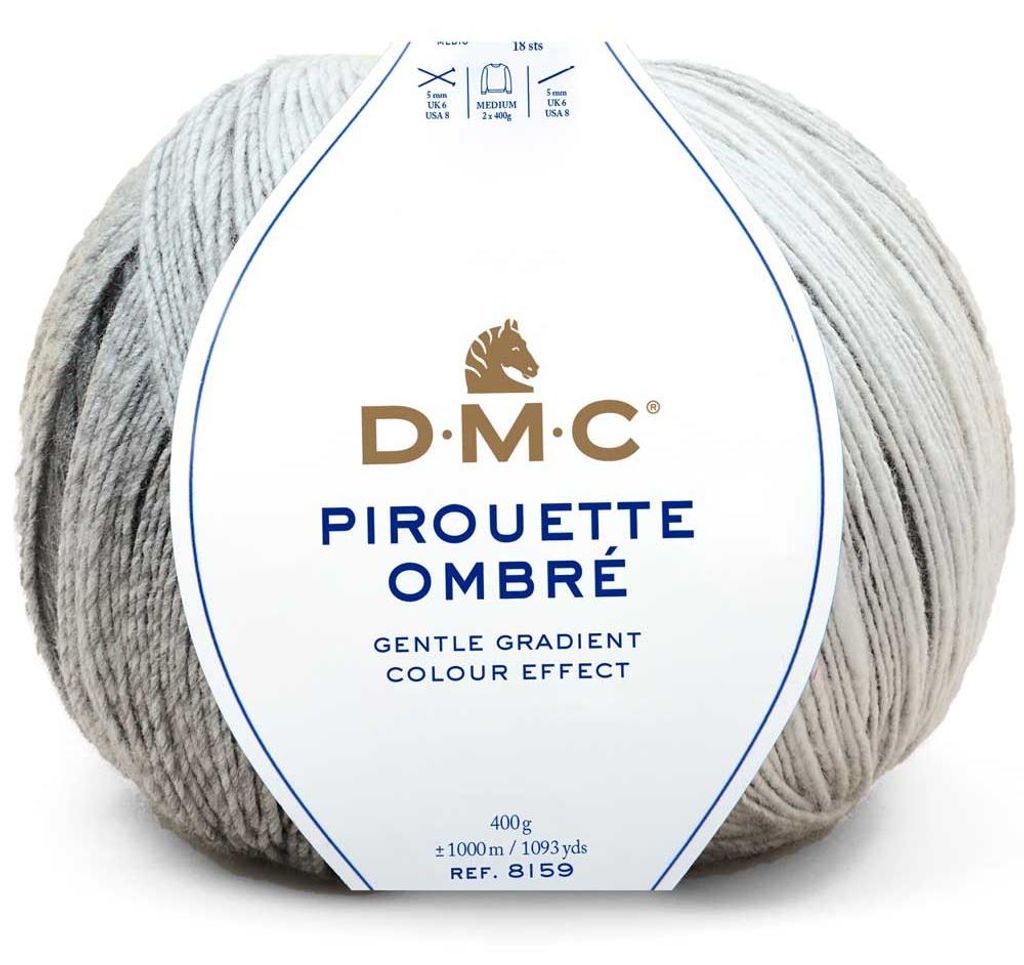 DMC Pirouette Ombré – XXL-Knäuel, 400g, sanfte Produktbild 