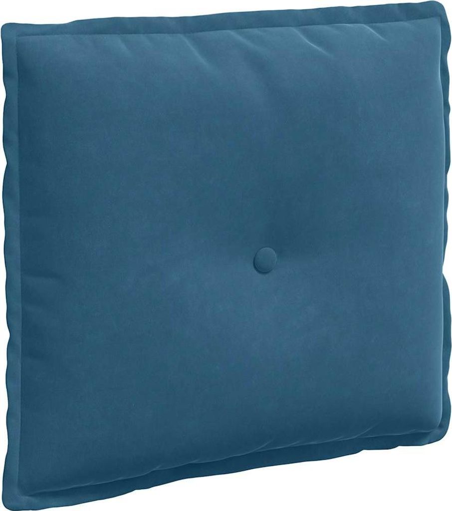 Rückenkissen Blau 50 x 45 cm Cordstoff