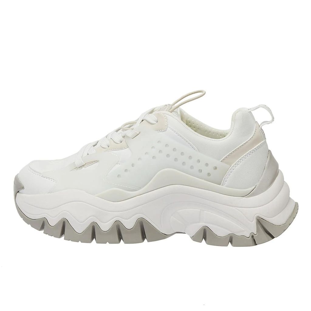 Buffalo Damen Trail One Sneaker Low - 1630598, Farbe:Weiß, Damen Schuhe:42