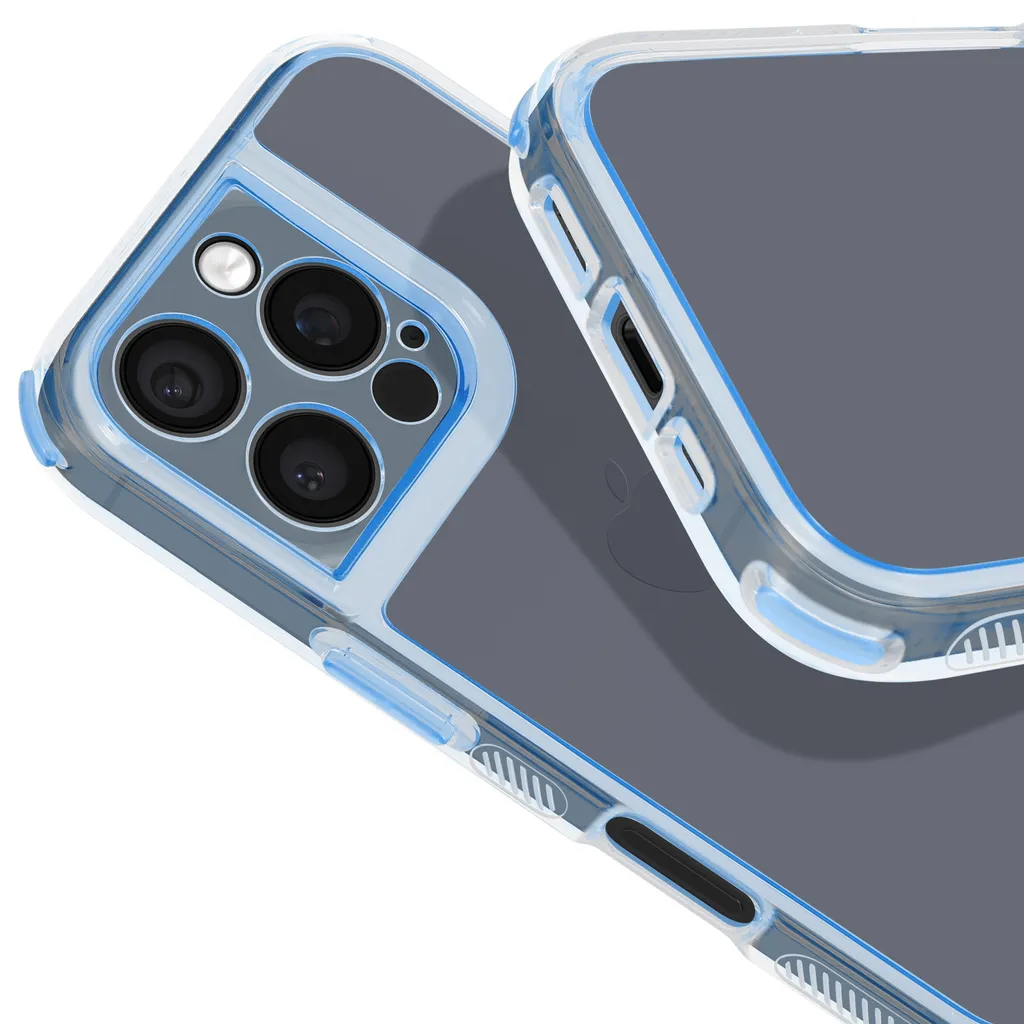 Confezione Da 5 Reti Antipolvere In Metallo Per IPhone 16 Pro / 16 Pro Max / 15 Pro / 15 Pro Max – Protezione Per Altoparlanti E Porta Di Ricarica, Ultra Sottili E Resistenti (Blu)