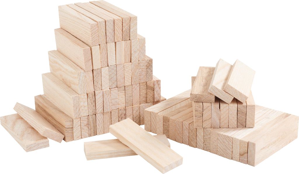 VBS Bastelklötzchen Mini Set 78 Stück 22x80x8 mm Produktbild 