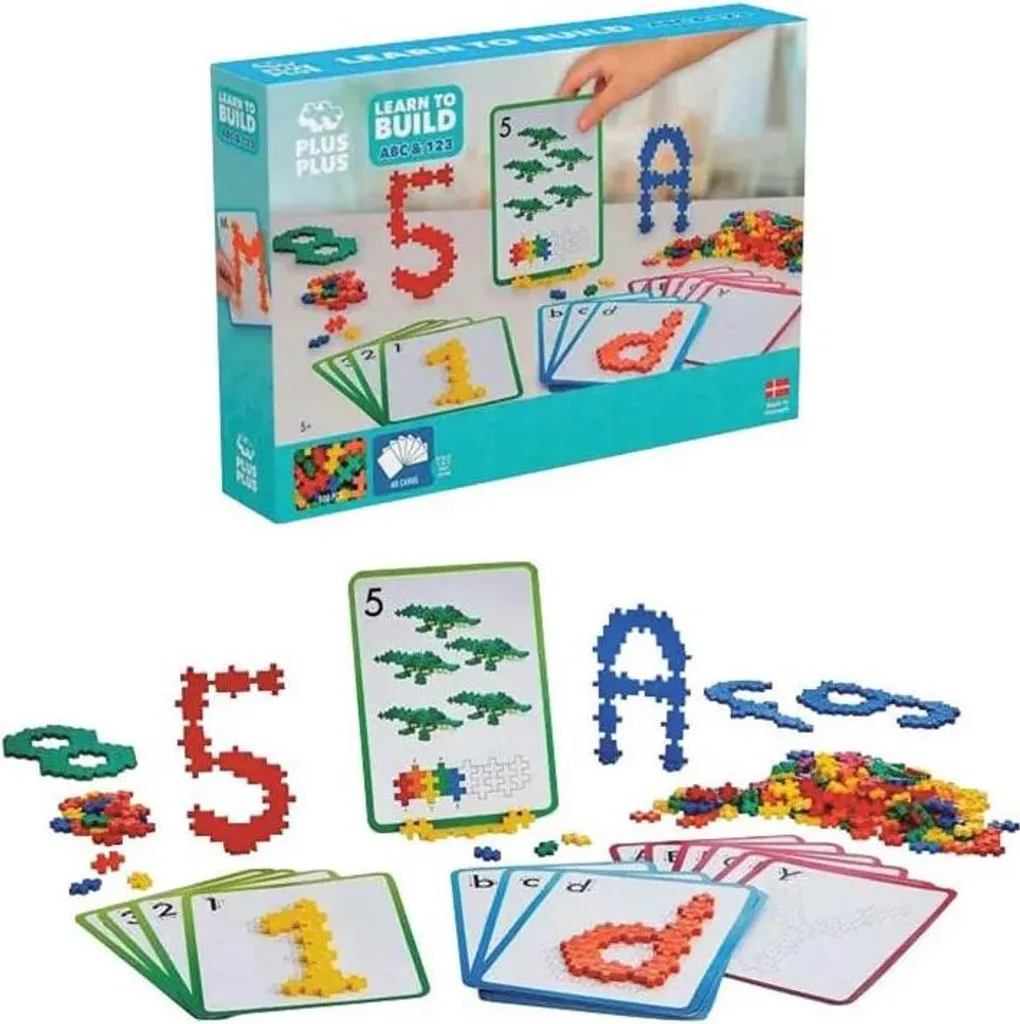 Apprendre Alphabet et Calcul Plus-Plus 600 Briques de Construction DIY - 11