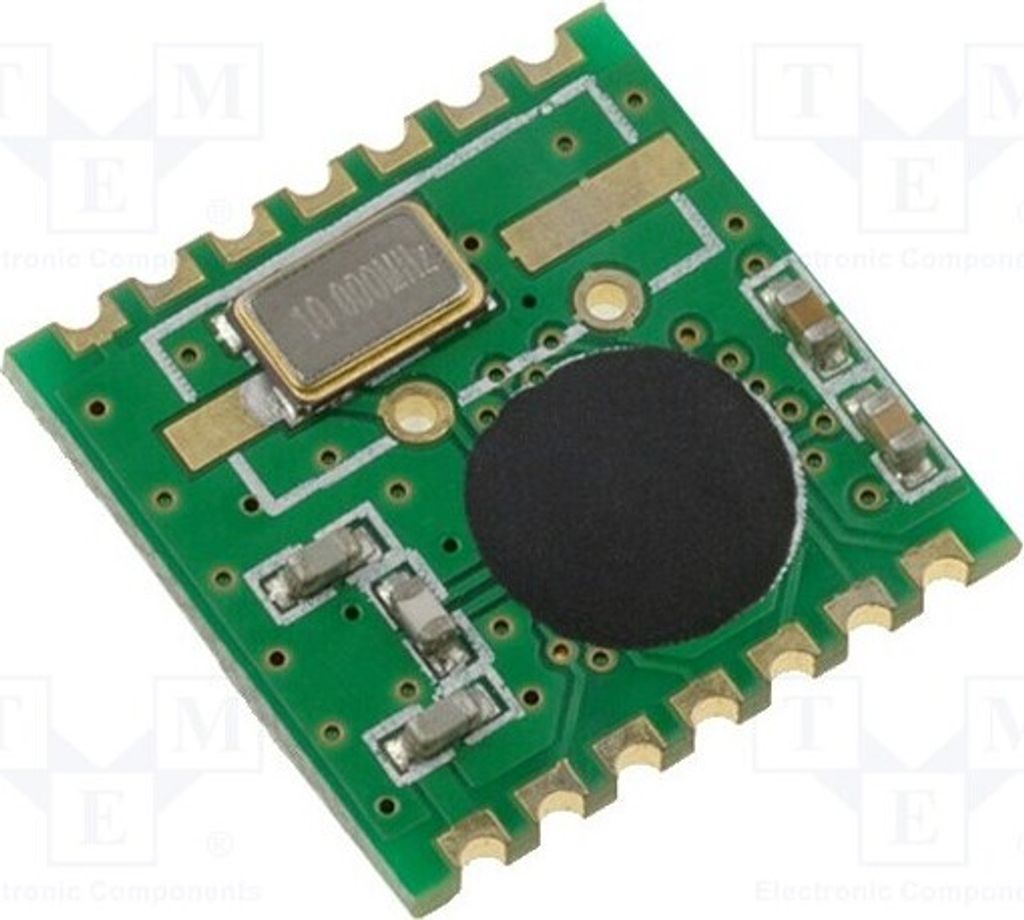 1x Modul: RF 433,92MHz FM-Empfänger 2,2÷5,4VDC RFM01 433S2 RF-Module -109dBm FSK