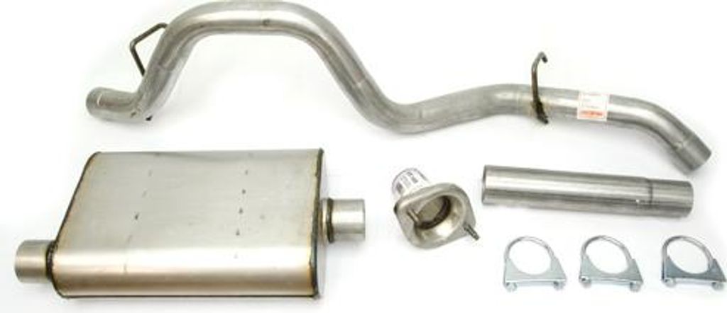 Sportowy układ wydechowy 4,0 l Turbo Weld z tłumikiem i Zdjęcie produktu 