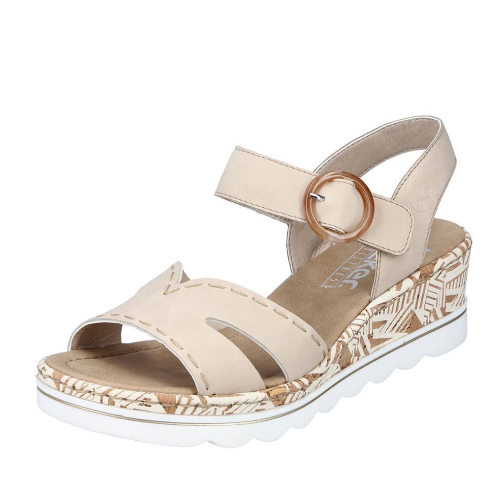 Rieker Keilsandaletten 67173 Damen 31353430373139 Beige 37 Produktbild 78