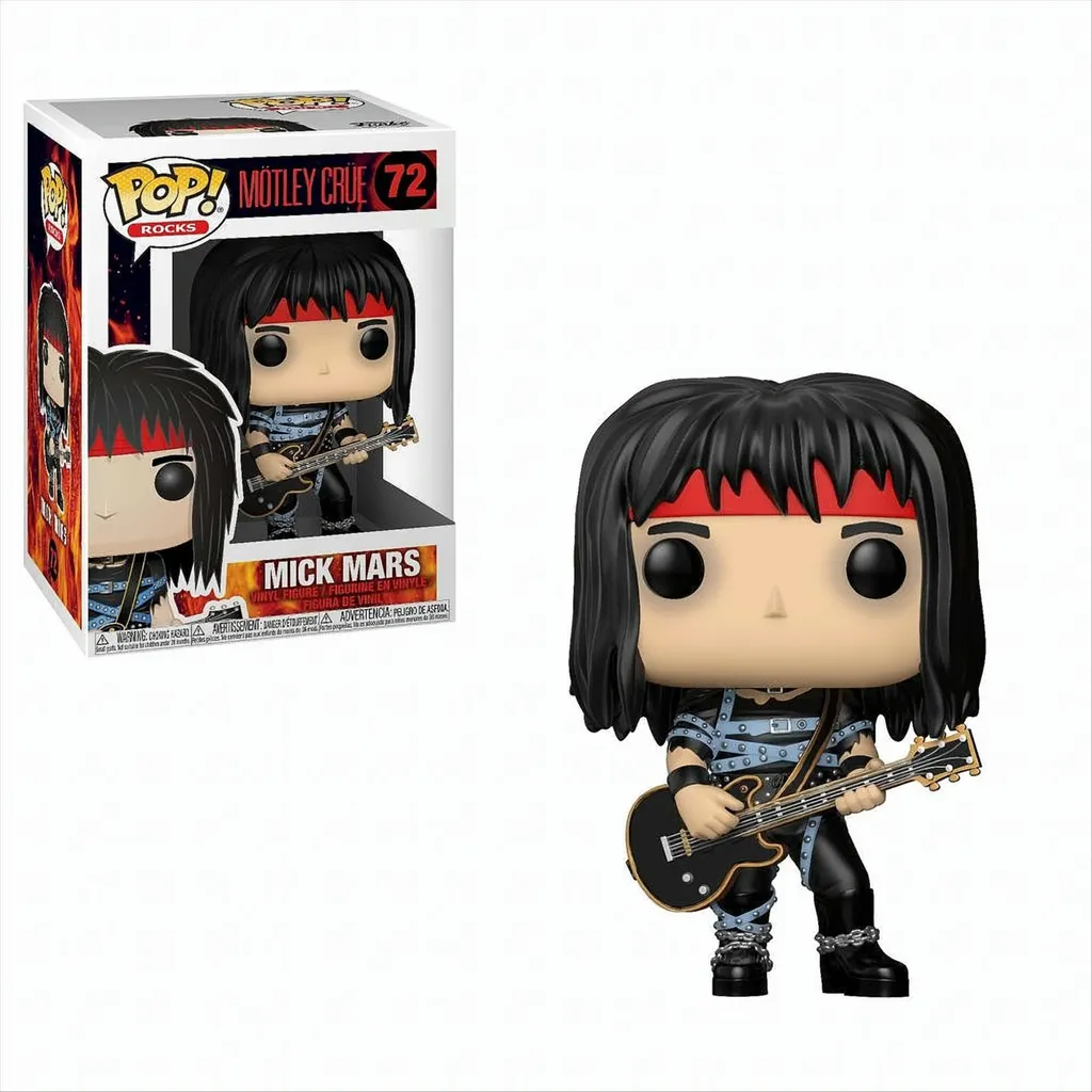 Déco Rock Mick Mars Mötley Crüe - Figurine Funko Pop pour Collection