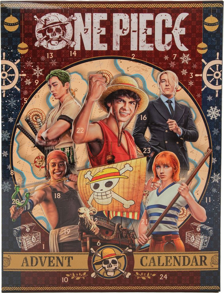 One Piece Adventskalender 2024 Productafbeelding 