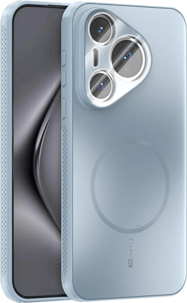 Cover Antiurto Huawei Pura 70 Magnetica - Protezione Lenti Azzurro
