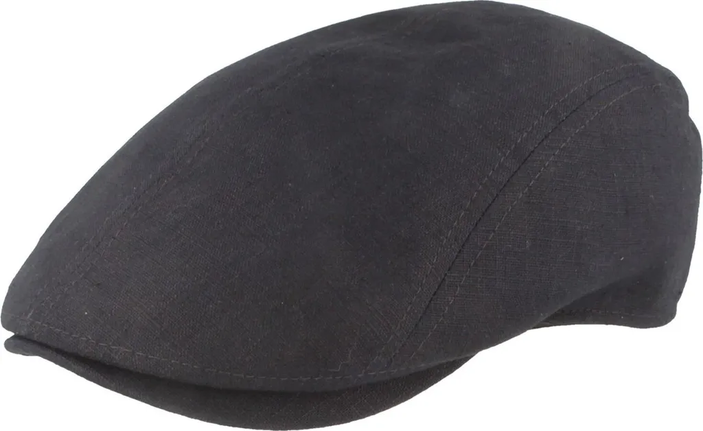 Casquette plate fine 100% lin avec doublure tendance par Hut-Breiter