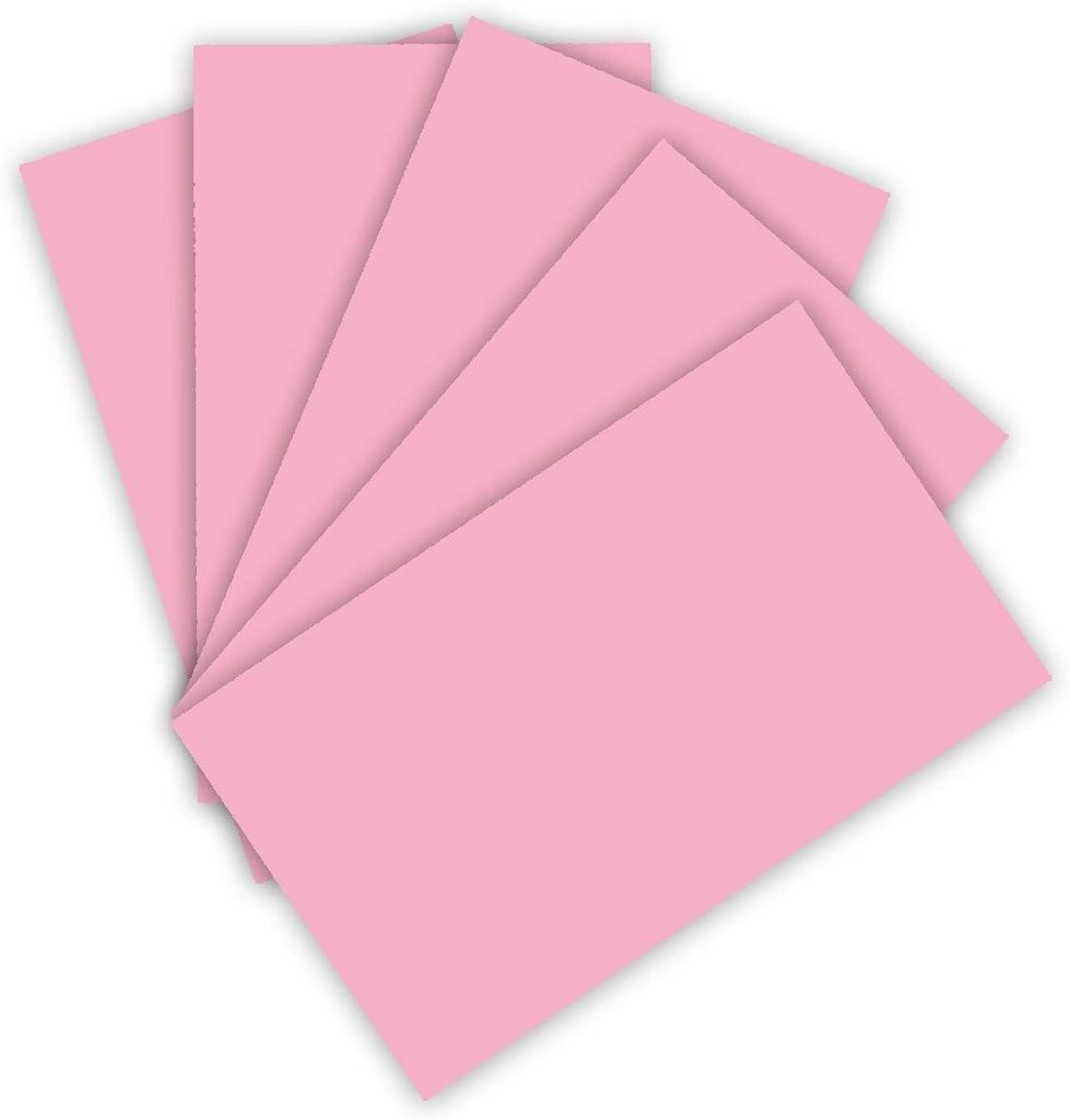 folia Tonkarton DIN A4 220 g/qm 100 Blatt rosa