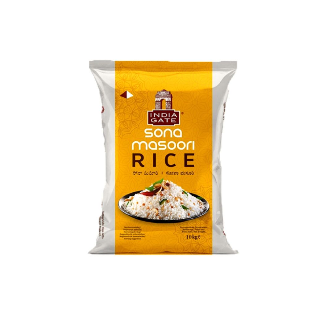 India Gate Sona Masoori Reis 10 kg Produktbild 
