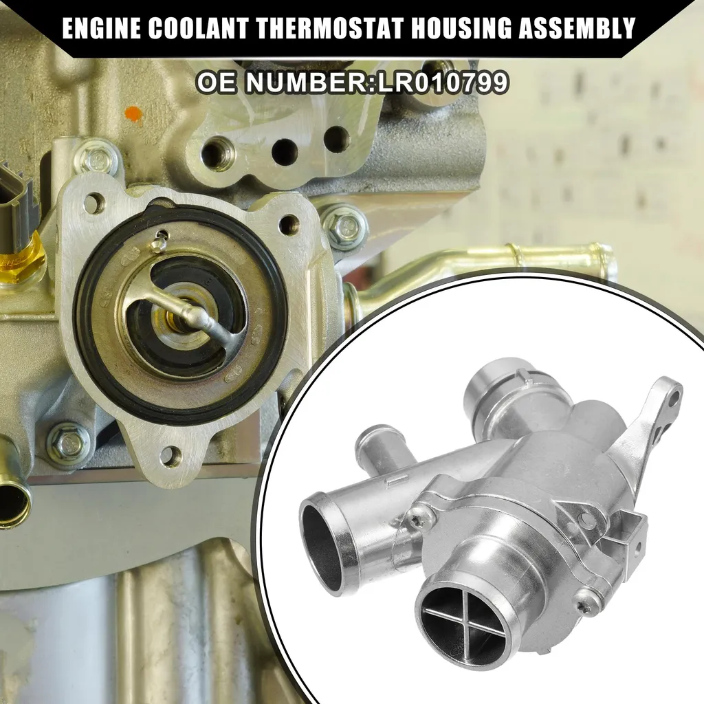 Thermostat LR010799 pour Land Rover LR4 2010-2016 en Aluminium Argent