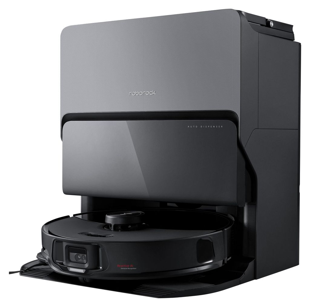 Roborock S8 MaxV Ultra, Kombi, Schwarz, Rund, Staubbeutel, Produktbild 