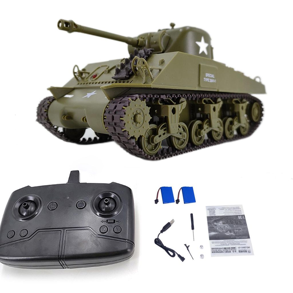 RC tank 1:30, 2,4GHz dálkově ovládaný bojový tank s věží Obrázek produktu 