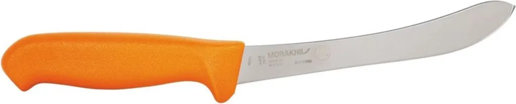 Couteau de Dépeçage Morakniv Orange Inox pour Chasseur et Boucher