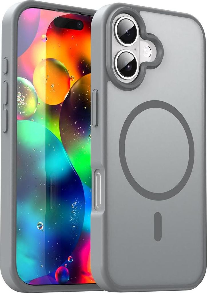 Mobigear Shockproof iPhone 17 MagSafe Hülle Hardcase Backcover - Grau