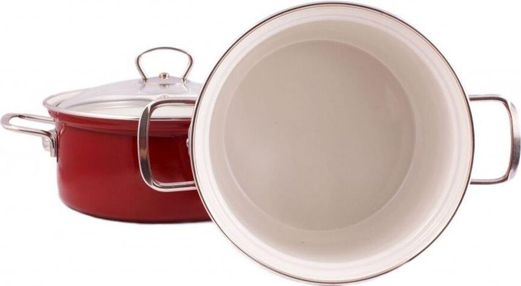 bELIS ECO-CERAMIC 24cm 6,1l pot avec couvercle en verre Image du produit 