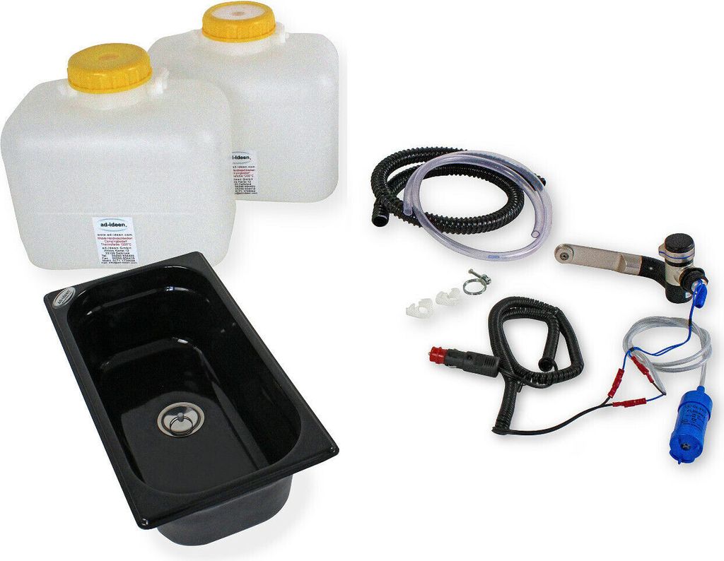 12V set tecnologico lavabo da campeggio kit lavabo Immagine del prodotto 