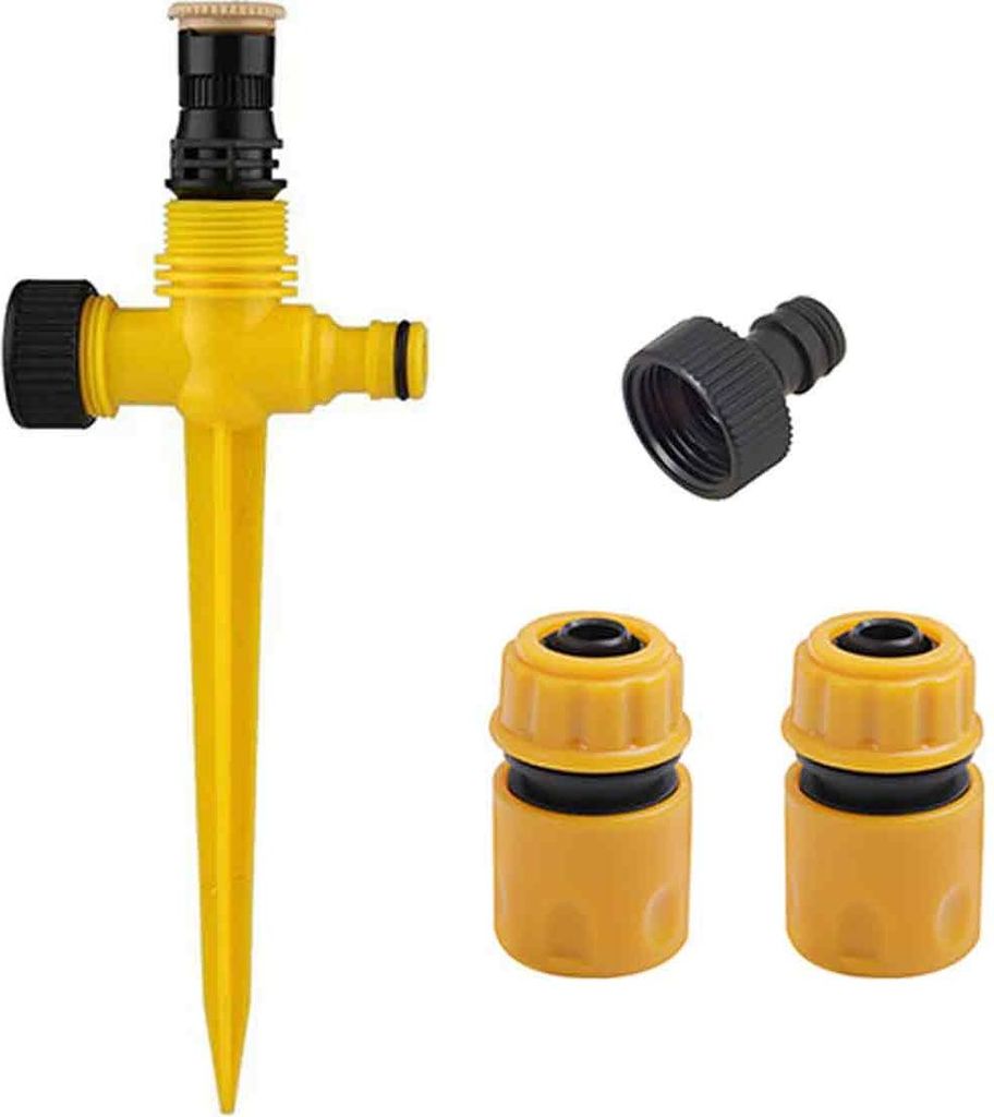 3er-Pack 360-Grad-Gartensprinkler, rotierender Sprinkler, automatische Bewässerung, einstellbarer Bewässerungssprüher für