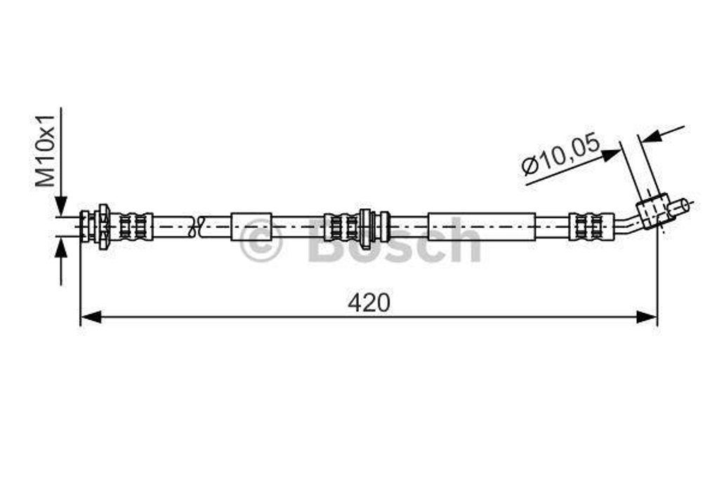 Bosch Bremsschlauch 1 987 476 789