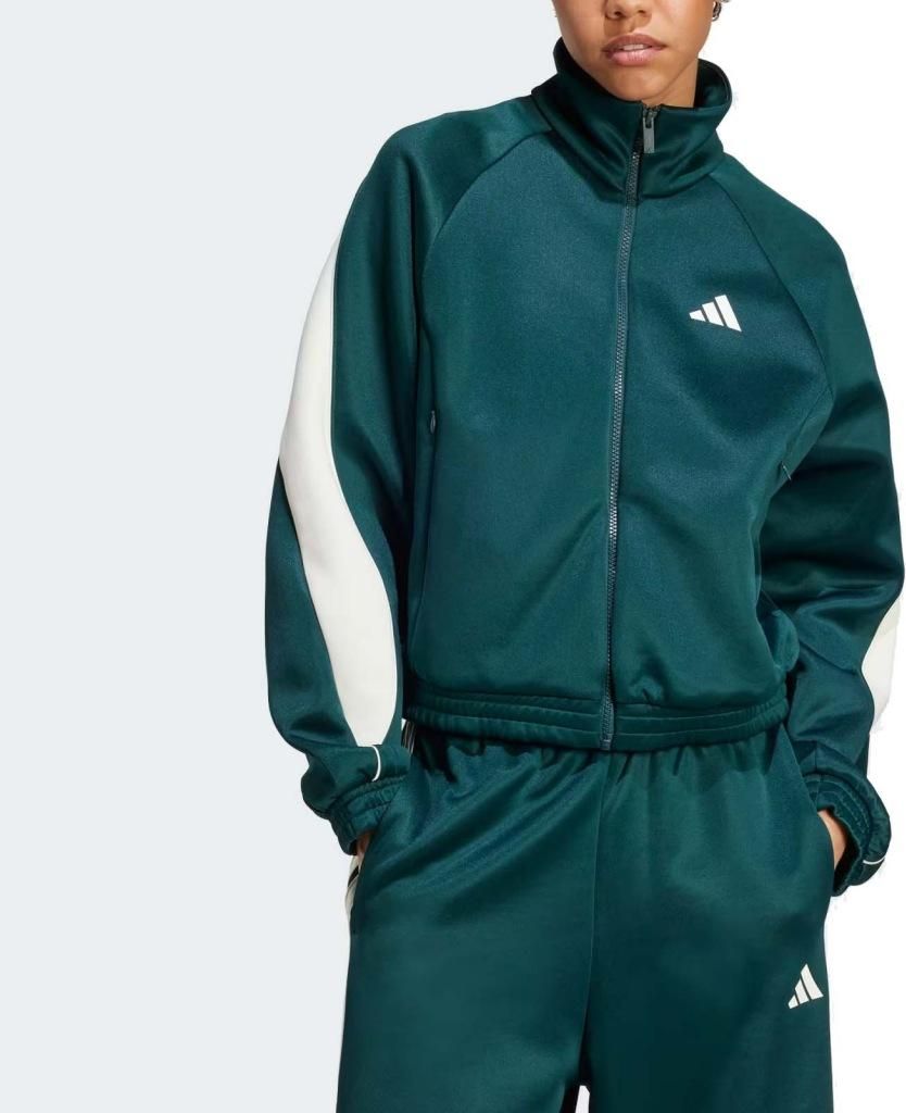 ADIDAS Damen Jacke W STADIUM TT Grün Produktbild 