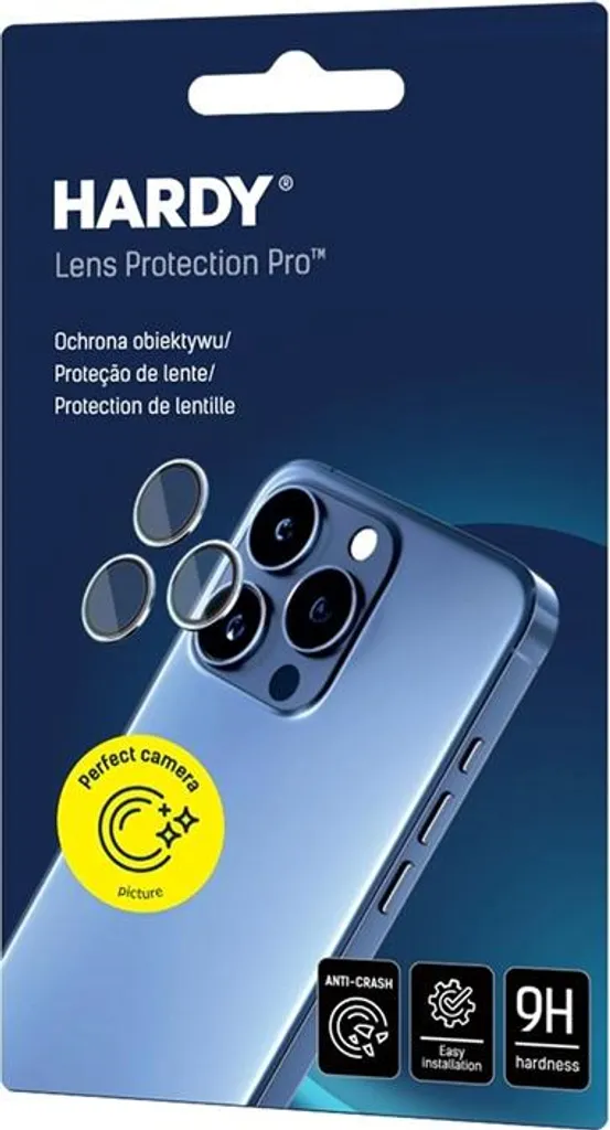 3mk Hardy Lens Protection Pro per iPhone 17 Air Grigio - Protezione 9H - 12