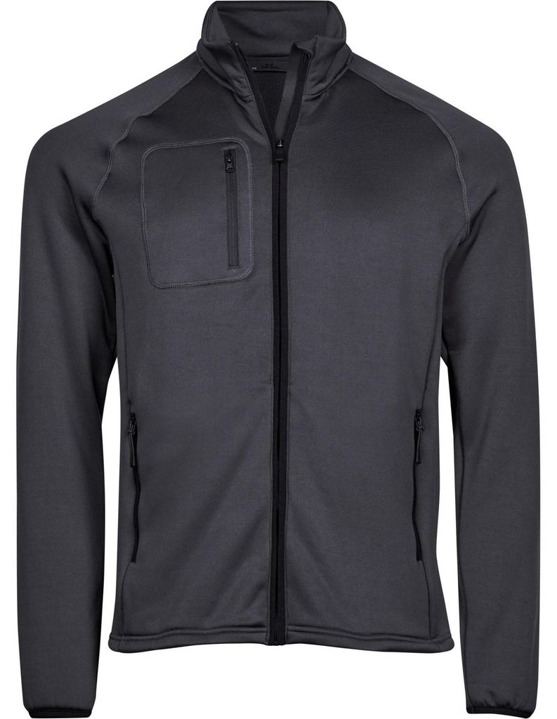 Tee Jays - Fleecejacke für Herren FK1253 (L) (Dunkelgrau)