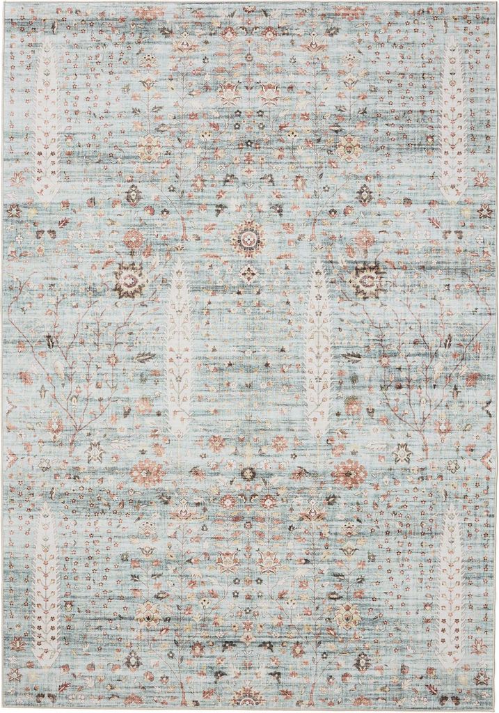 benuta tapis vintage lavable George Turquoise 200x300 cm Image du produit 