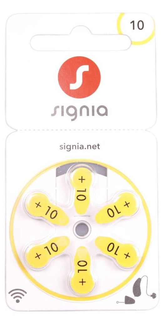 Signia Hörgeräte Batterien 10er - 90 Batterien