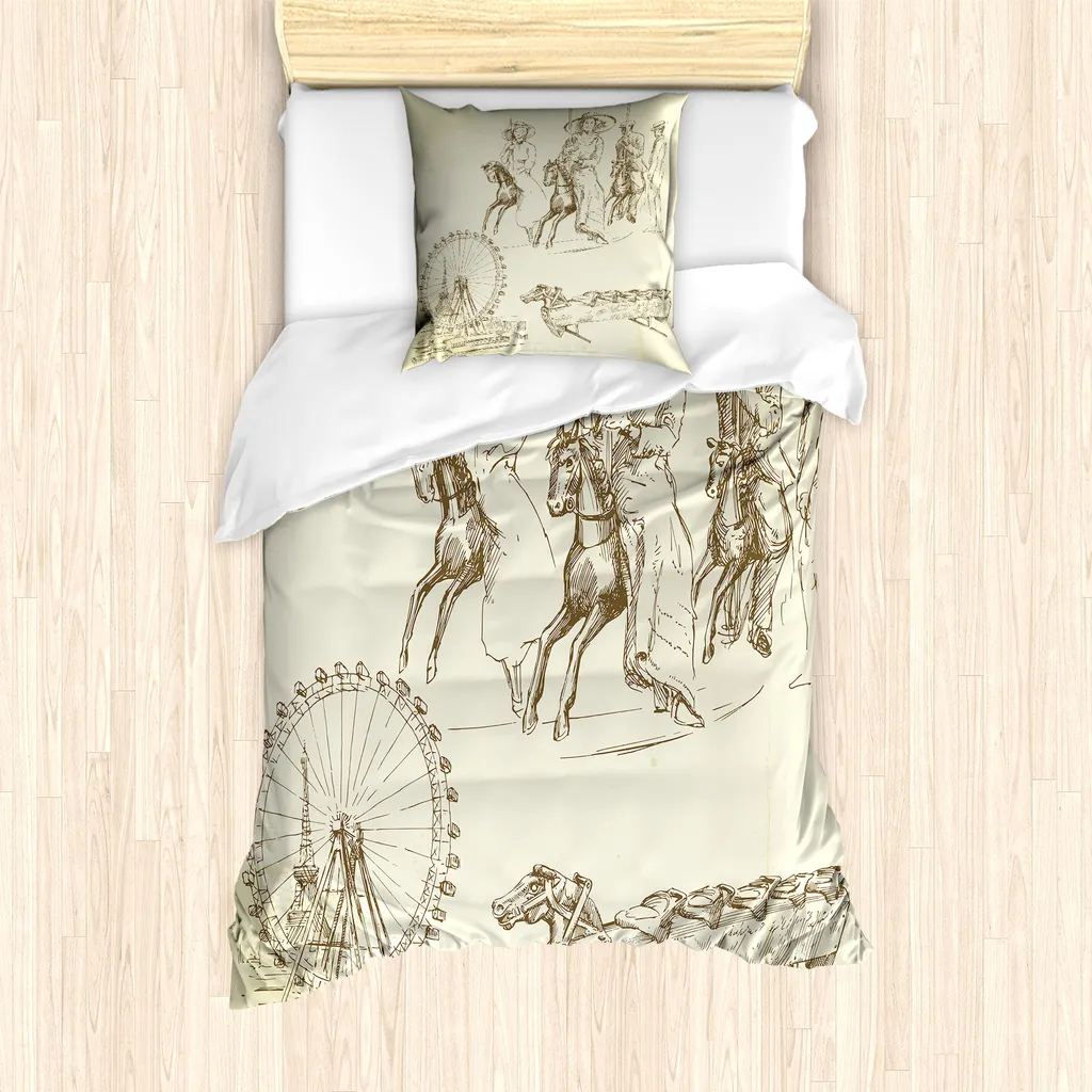Set Letto ABAKUHAUS Merry Go Round 135x200 Vintage Design