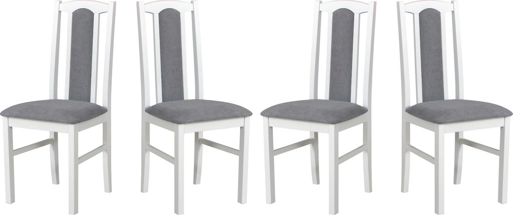 Esszimmerstuhl - Set 4x Bos 7 Weiss, soro 90
