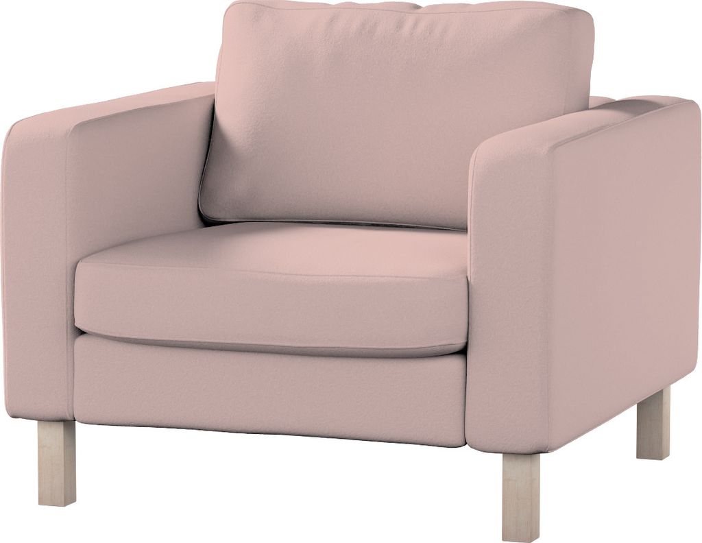 Dekoria Bezug für Karlstad Sessel, rosa, Sesselhusse, Karlstad Sessel