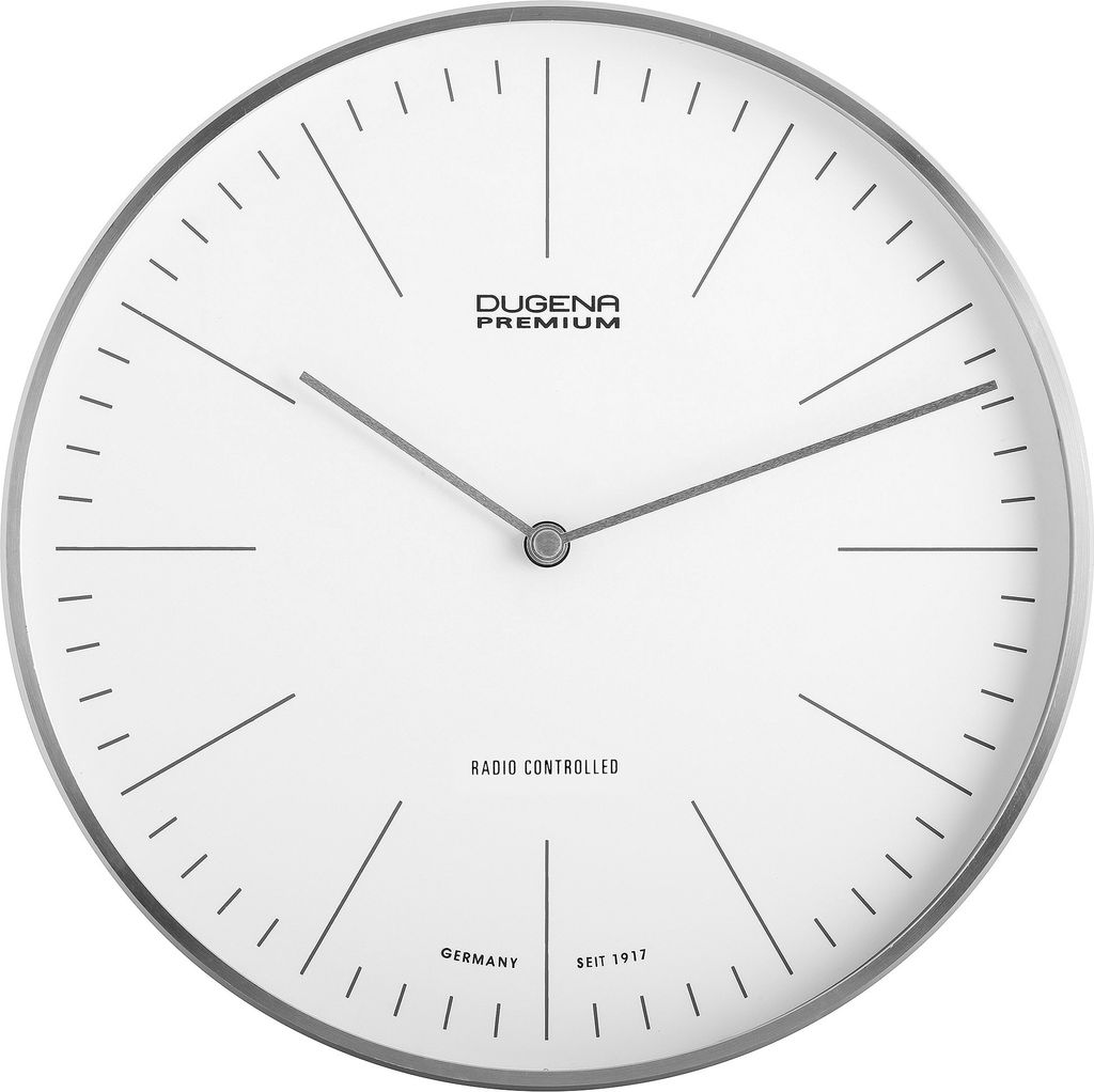 Dugena 7000999 Wanduhr Funkuhr Uhr Unisex weiss Produktbild 