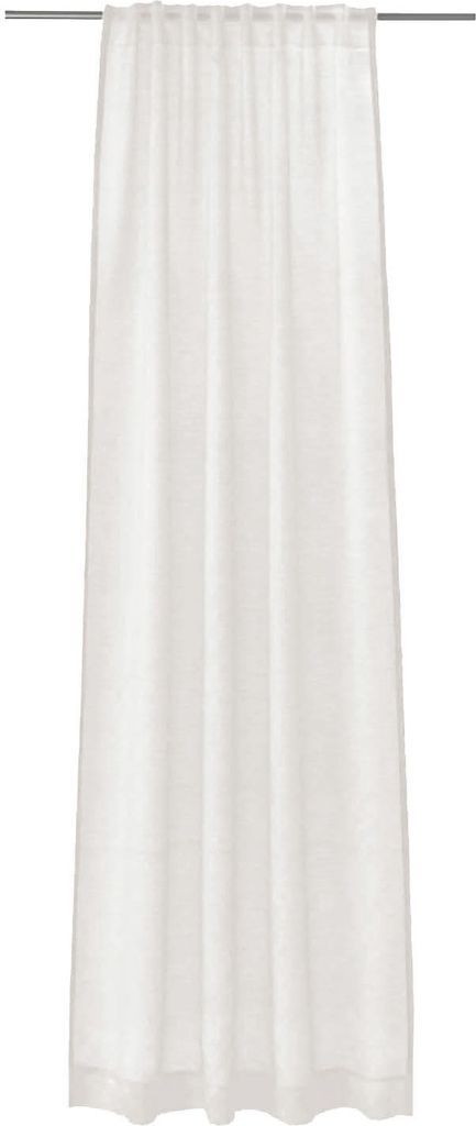 JOOP! Living Vorhang mit verdecktem Schlaufenband Glare weiss