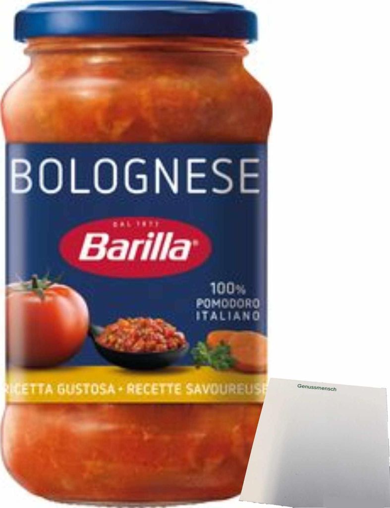 Barilla Sauce Bolognese (400g Glas) + usy Block
