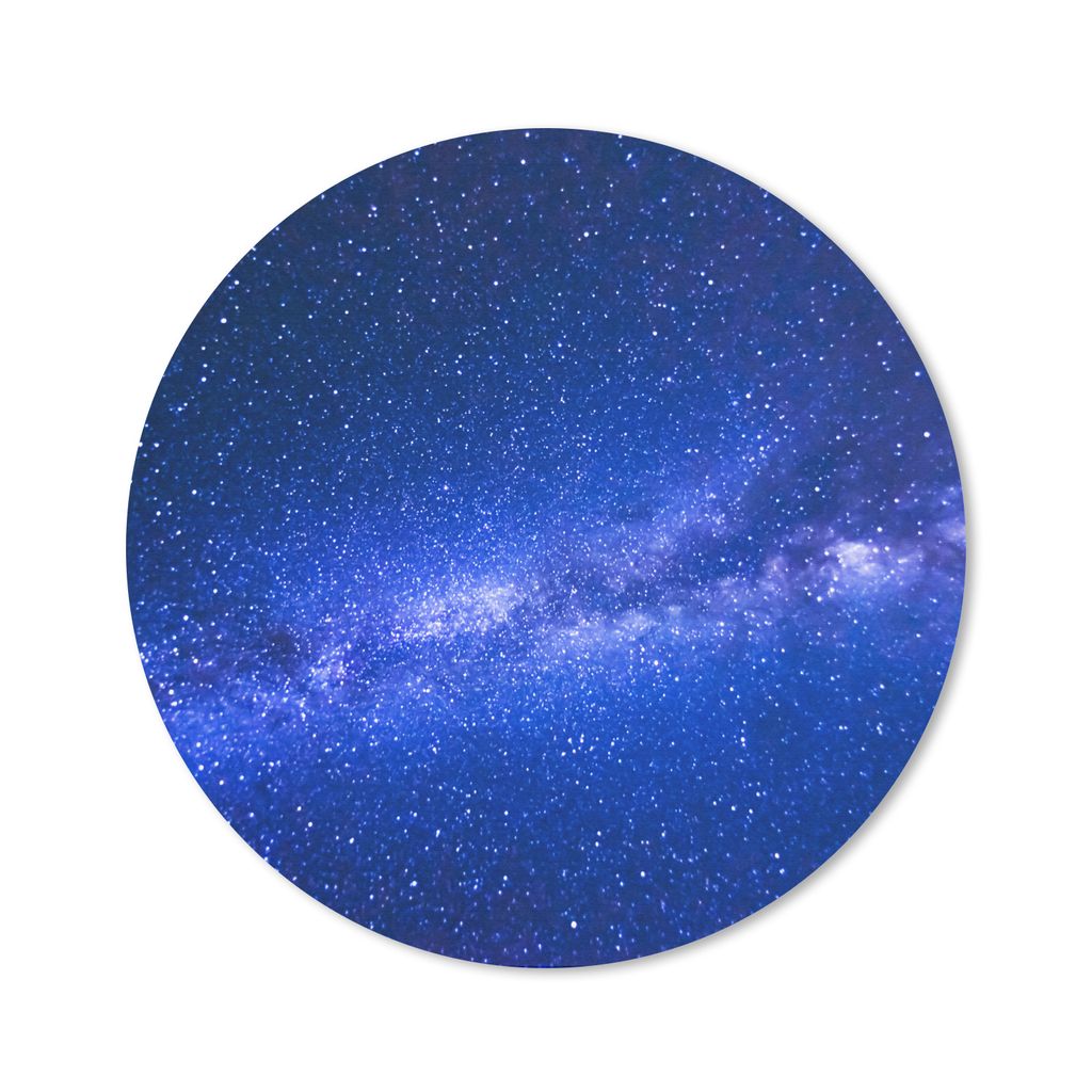 MuchoWow Mauspad Mousepad Sternenhimmel - Universum - Blau - Jungen - Mädchen - Kinder 30x30 cm - Mousepads - Maus Mat - Pad - Mausunterlage - T...