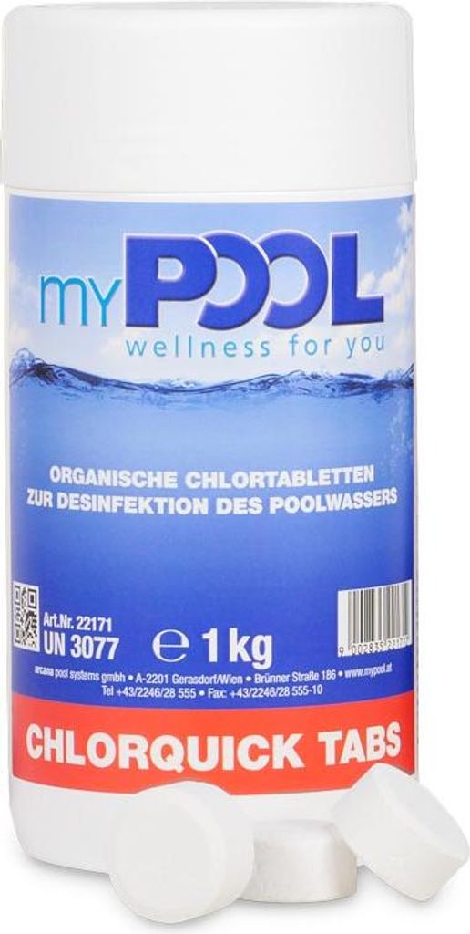 myPOOL Chlorquick Tabs Tabletten 20gr. schnelllöslich | 1,0 Produktbild 
