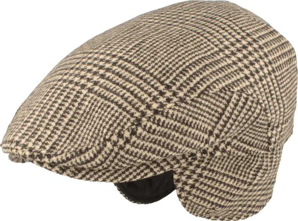Cappello Hut-Breiter con Paraorecchie: Eleganza Invernale in Pura Lana
