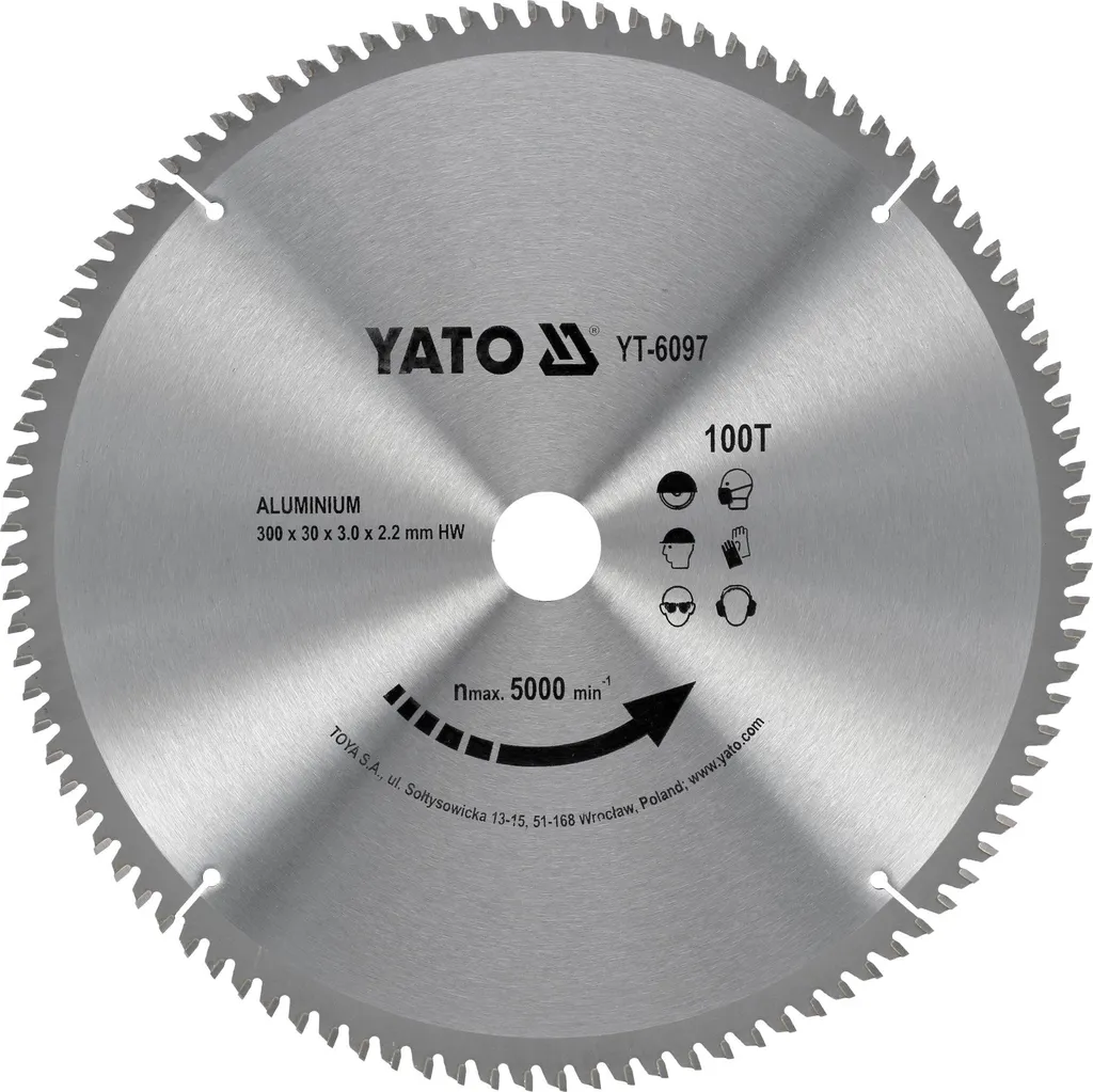 Lama 300mm 100Z Metallo Duro per Alluminio - Prezzo Professionale