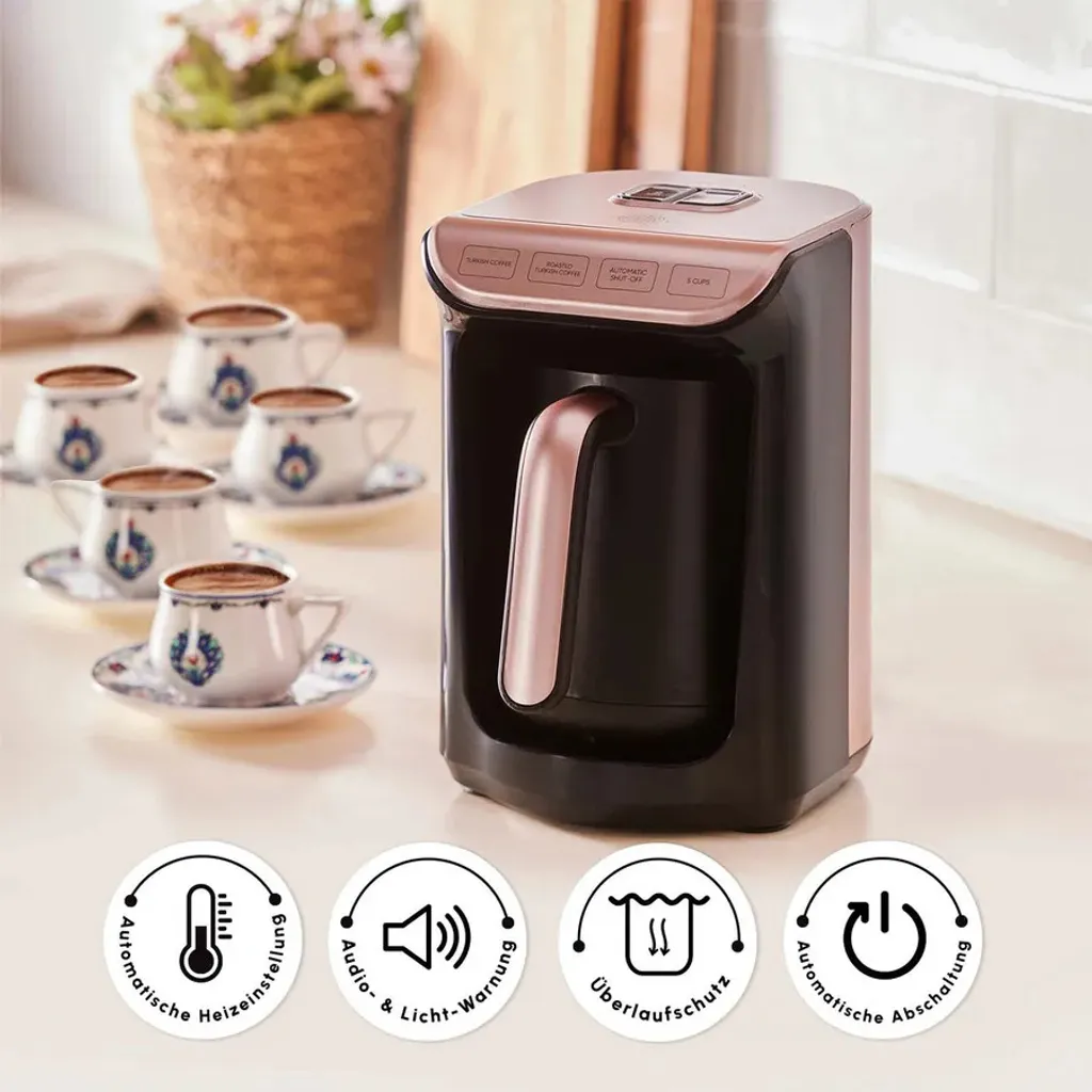 Machine à café turque 535W avec mode torréfaction et arrêt automatique - 4