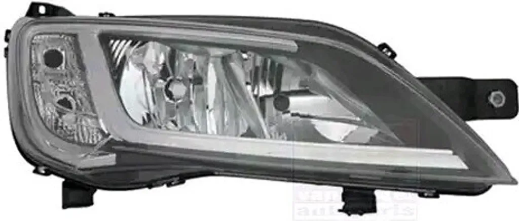 Optique de phare droit VAN WEZEL 1652962M robuste pour Opel Movano C