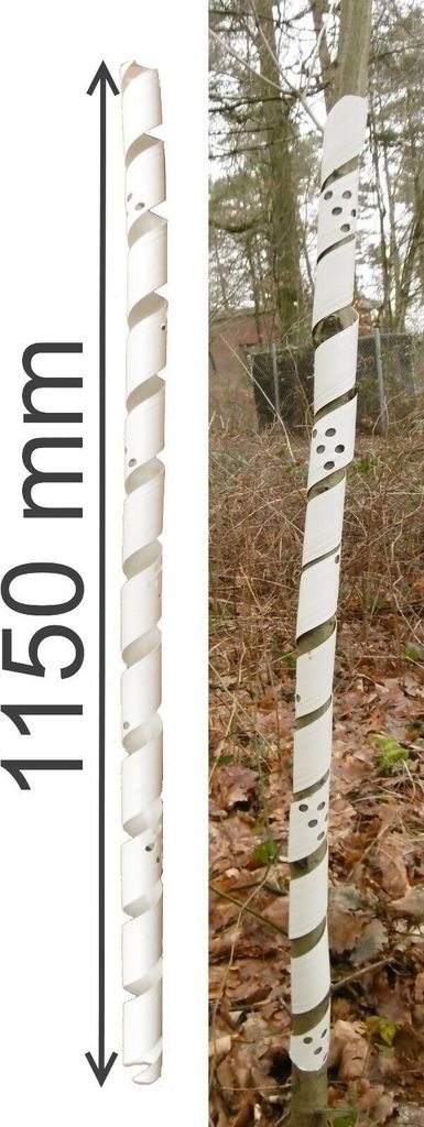 Protezioni Per Alberi Windhager 60 Cm, Confezione Da 2, Diametro Max 10 Cm, Verdi - 4