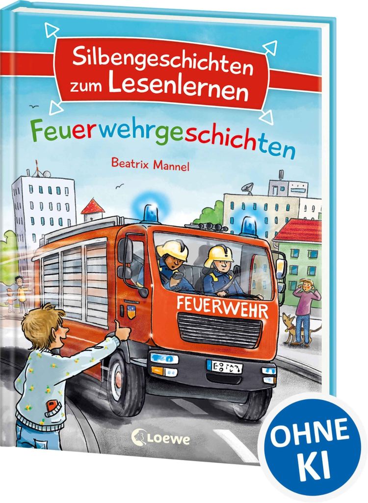 Silbengeschichten zum Lesenlernen - Feuerwehrgeschichten Produktbild 