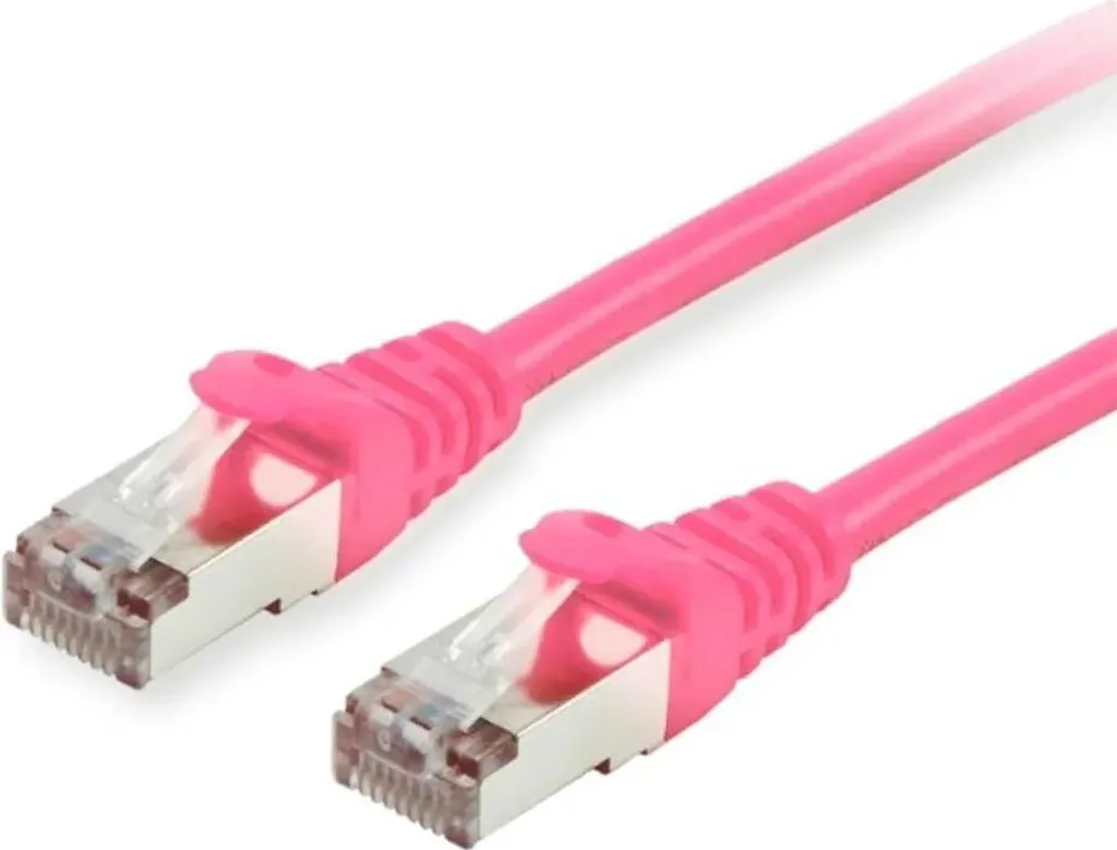 Equip 605555 Patch Cat6 S/FTP 0,5m LSZH Rosa - Qualità Industriale