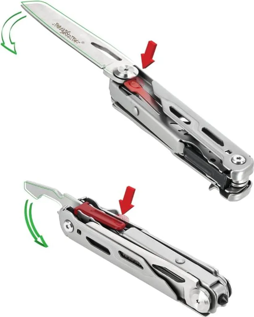 Survival-Multitool 7-in-1 Multitool-Set avec Embouts de Vissage Précis - 6